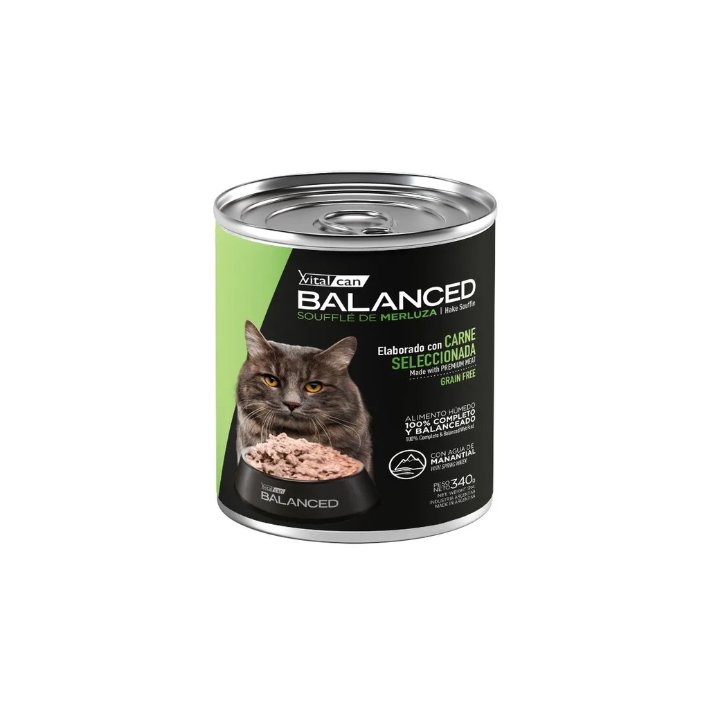 Balanced Souffle de Merluza Gato Adulto Castrado