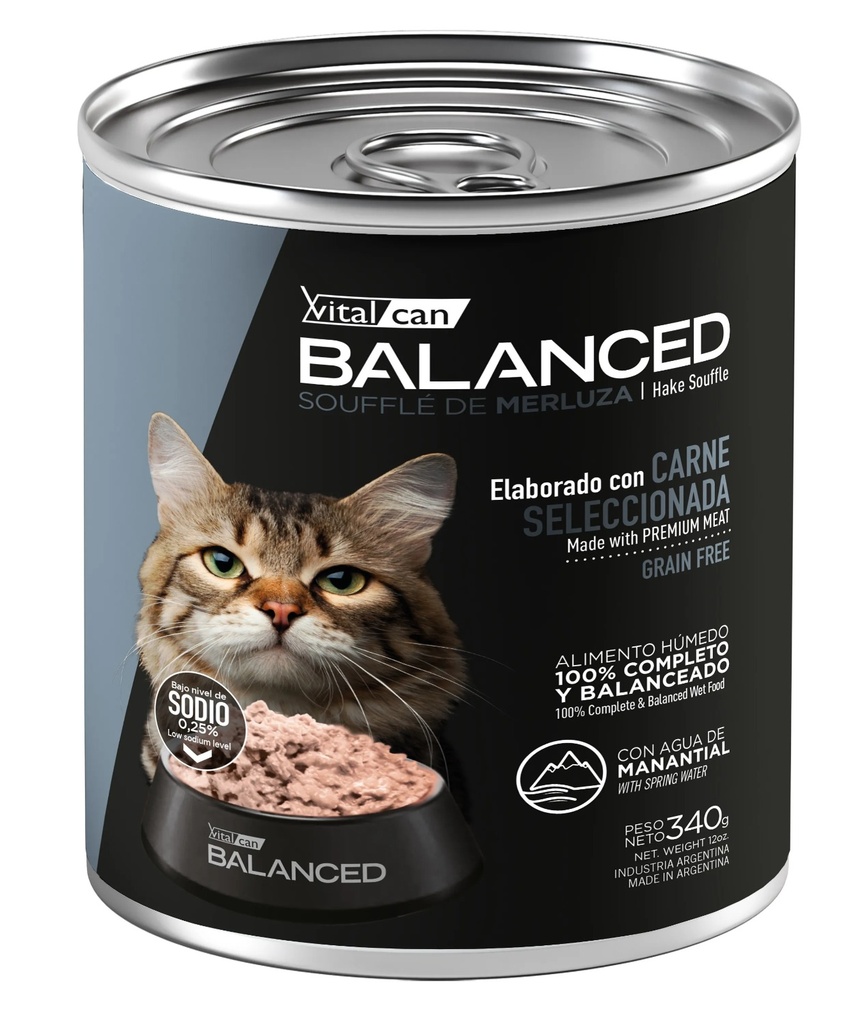 Balanced Souffle de Merluza Gato Senior