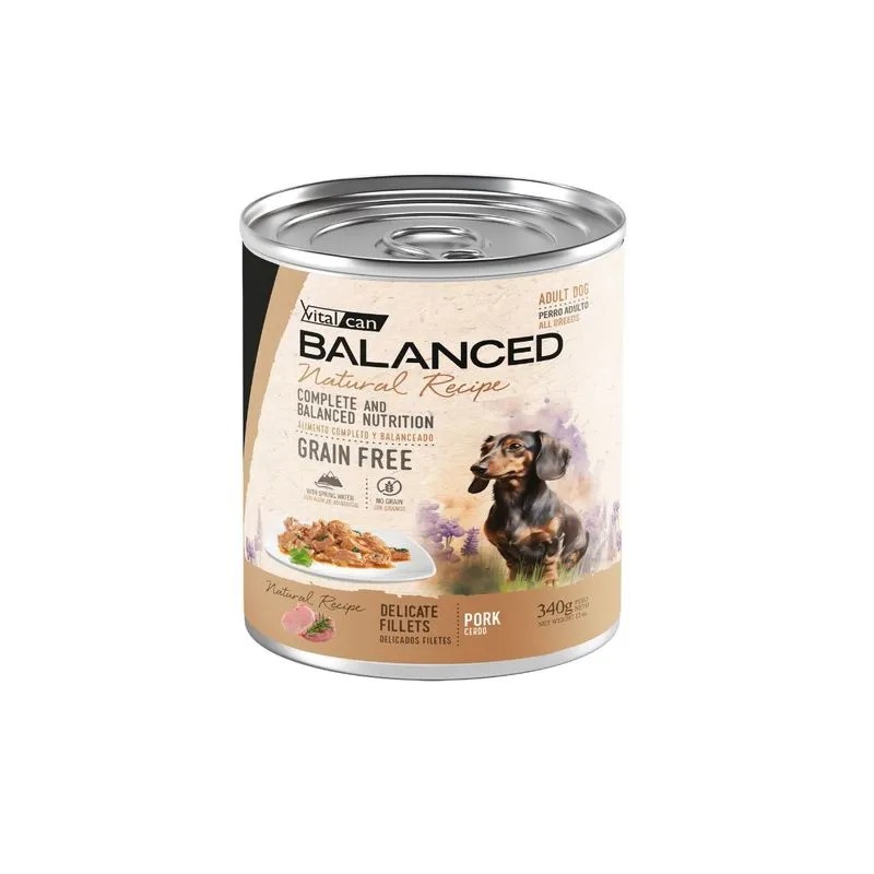 [132133] Natural Recipe Filetes Cerdo Perro Adulto (340 g x 12 u)