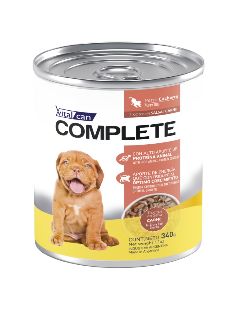 Complete Trocitos en Salsa Carne Perro Cachorro