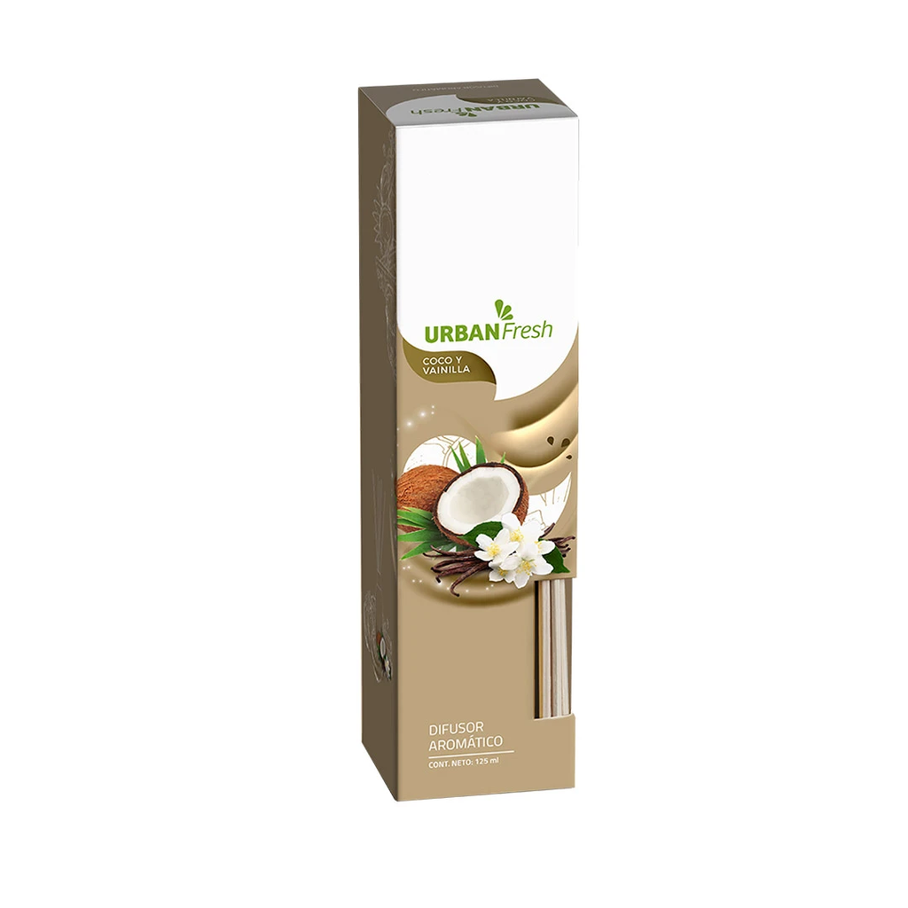 DIFUSOR AROMATICO URBAN FRESH COCO VAINILLA