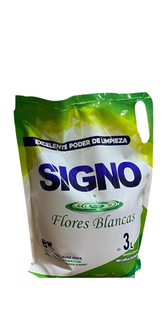 JABON LIQUIDO PARA LA ROPA SIGNO VERDE 3 LT