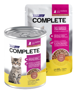 Complete Trocitos en Salsa Carne Gato Cachorro