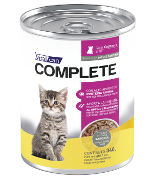[132195] Complete Trocitos en Salsa Sardina Gato Cachorro