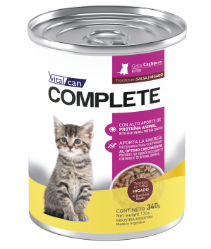 [132193] Complete Trocitos en Salsa Higado Gato Cachorro