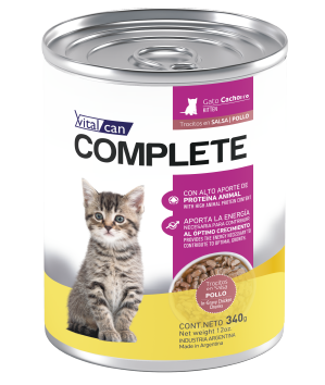 [132194] Complete Trocitos en Salsa Pollo Gato Cachorro