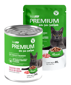 Premium en su Salsa Pollo Gato Adulto